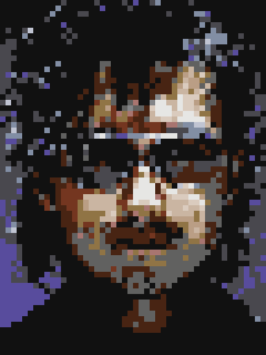 像素画_百格画_积木画_格子画_钻石画_拼豆豆_怒火重案 邱刚敖